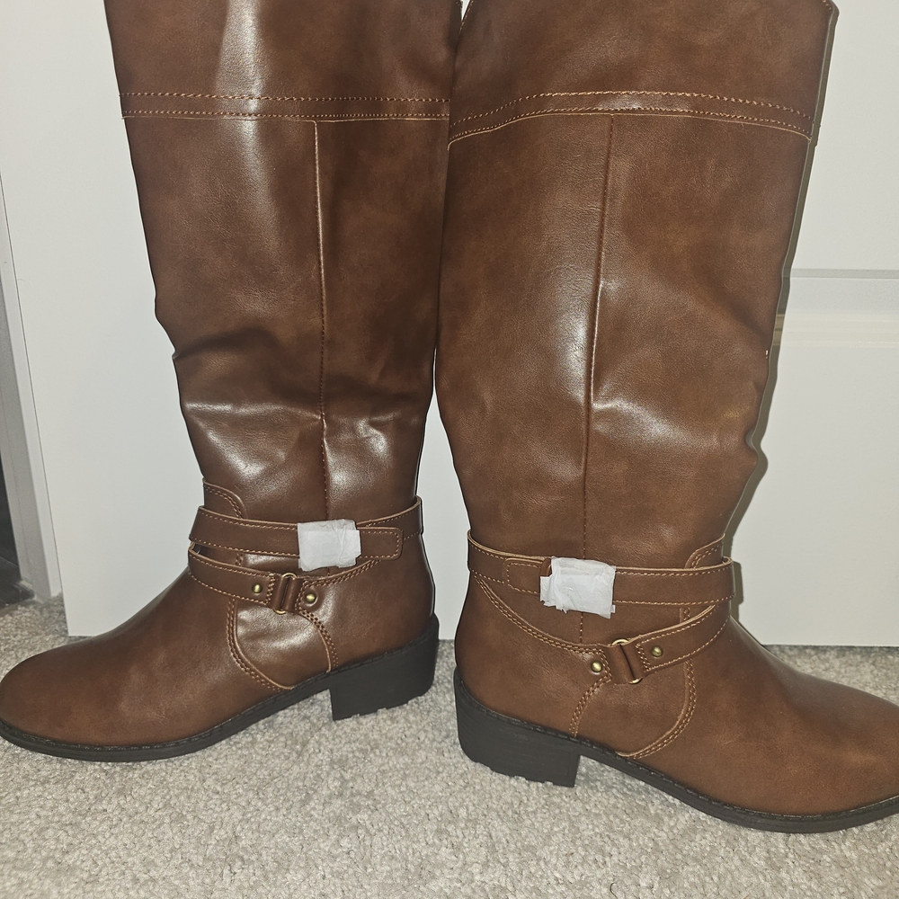 St. John Collection Brown Over the Knee Boots